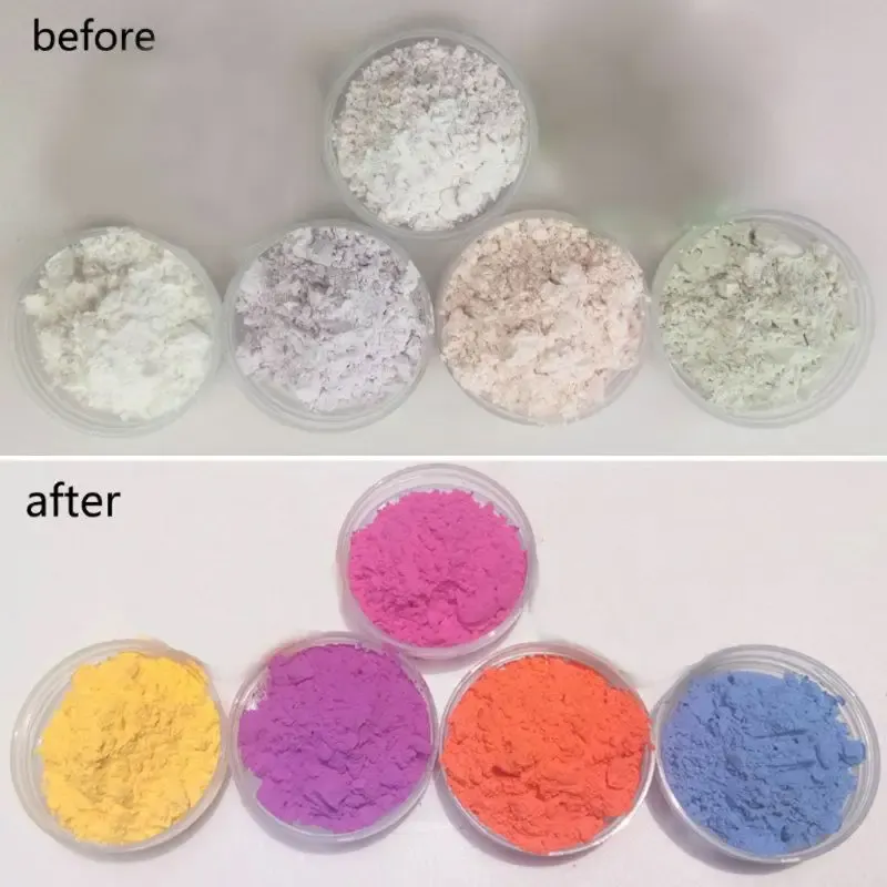 Équipements 5 Couleur UV Changement de couleur Pigment Powder