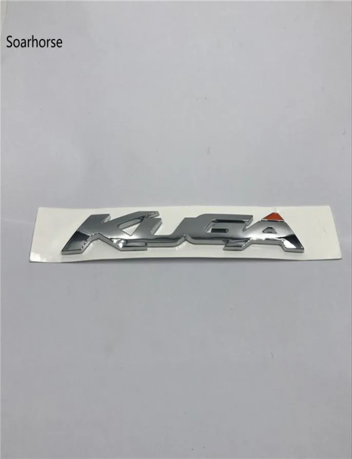 Soarhorse för Ford Kuga Chrome ABS Decal Car Bakre bagageutrymme LID LETTERS BADGE LOGO Emblem Sticker9737247