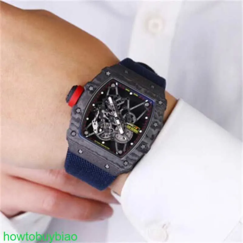 Richardmill RM35-01 Polo Men's Watches Tourbillon Full Hollow 44,50*49,94 Manual Watch RM35-01 FNC7