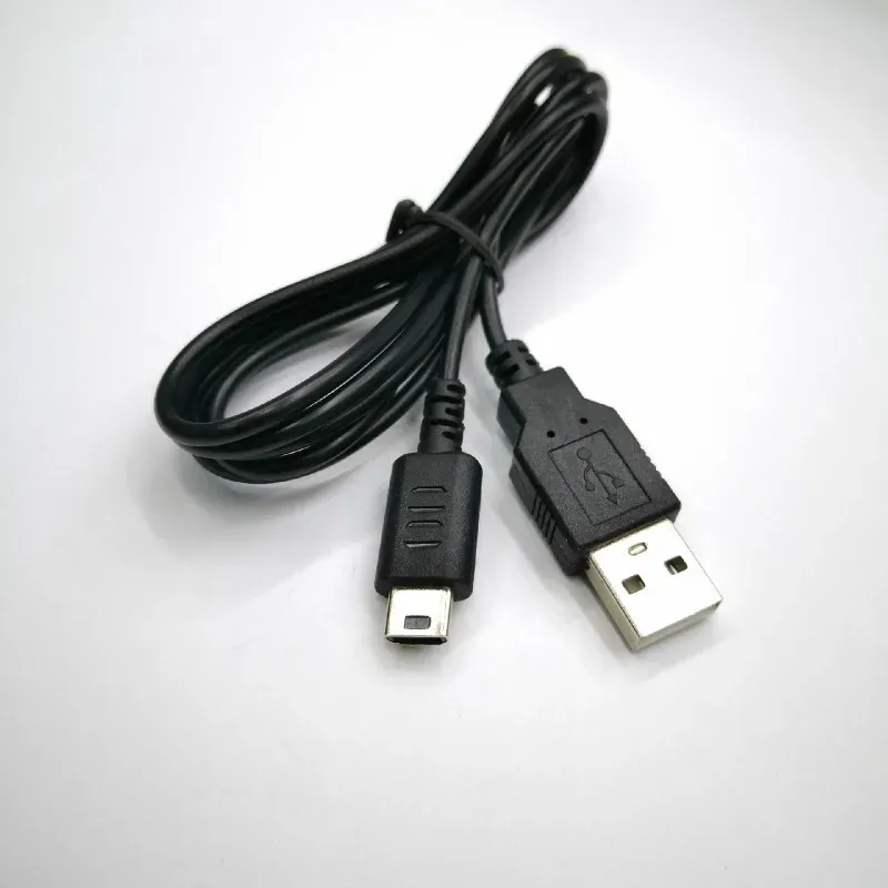 Kablar 1,2 M USB -laddning av strömkabel för Nintendo DS Lite DSL för NDSL USB -laddningskablar 1000pcs