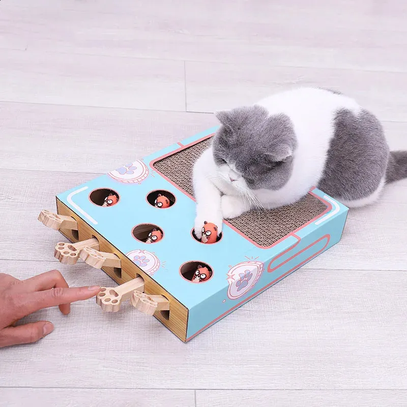 Cat grający w zabawkowe maszynie chomika Kitko