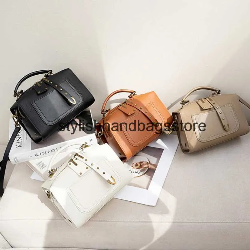 Borse a tracolla Borse a tracolla da donna in vera pelle ig Quality Cowide Lady Luxury Totes2023Fasionable Soulder Crossbody Pillow Bag SmallH24221