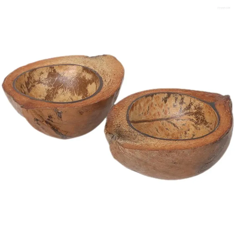 Bougeoirs conteneurs porte-coquille de noix de coco pour bougies faisant bol avec peau bricolage tasse