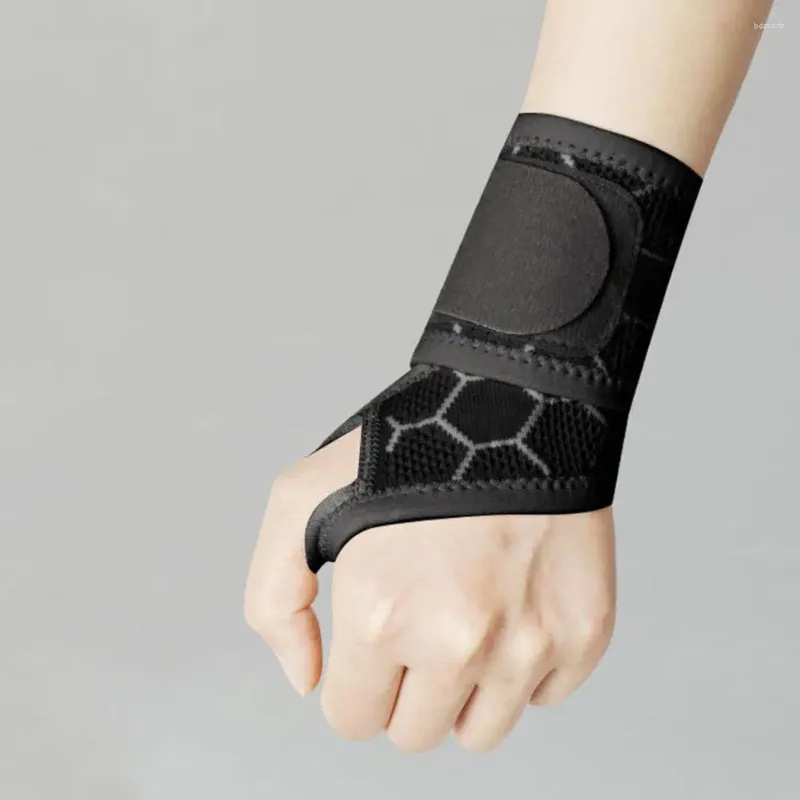 Handledsstöd stag extra bred justerbar kvinnors sport armband komprimering för artrit tendonit smärta badminton