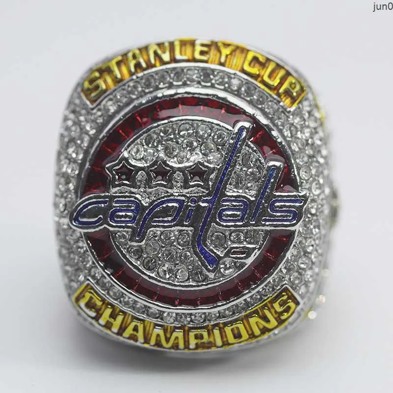 Bagues de bande Nhl 2018 Washington Capital People, bague de championnat de la ligue de hockey sur glace, Z7i5