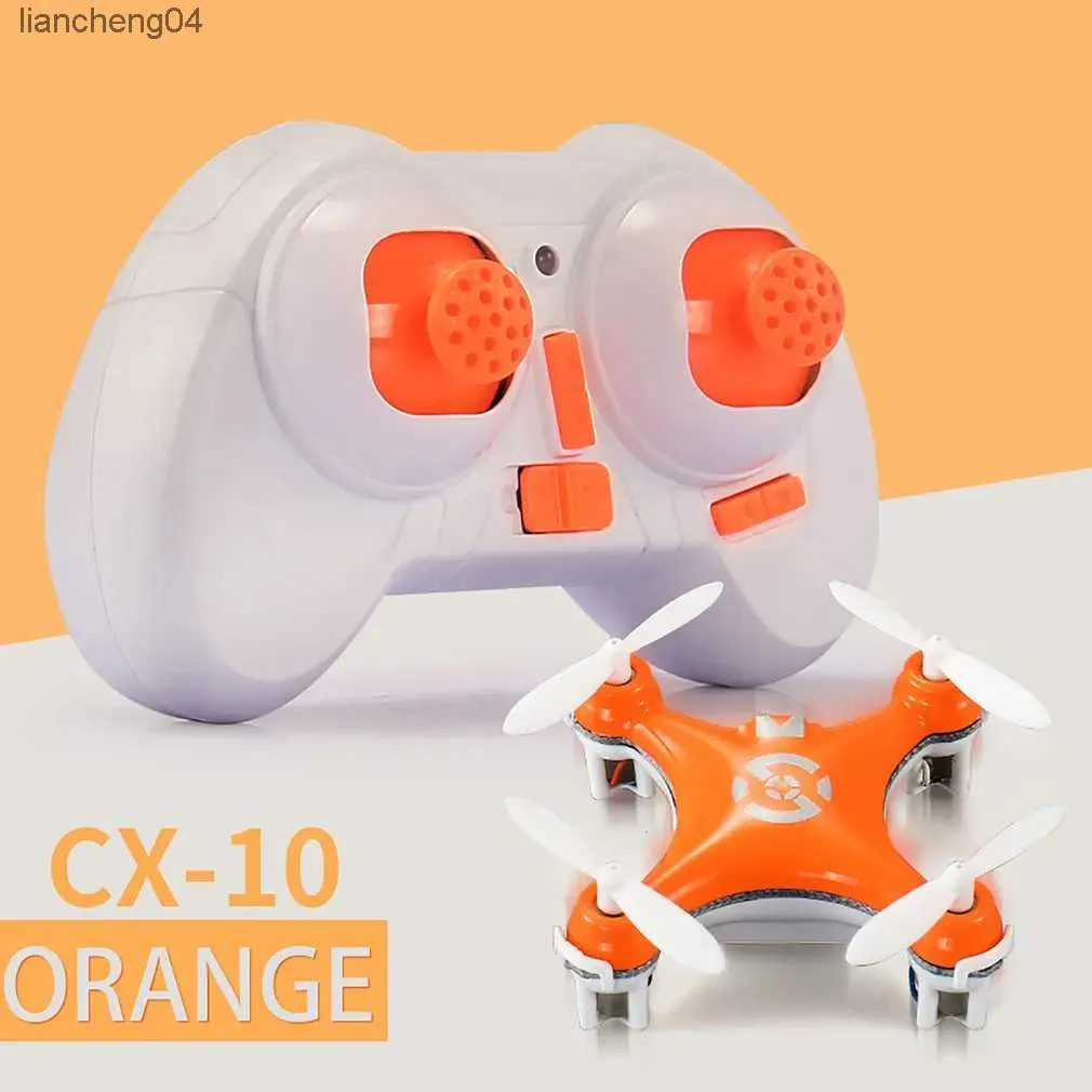 Avion électrique/RC Hélicoptères RC Avion radiocommandé Mode sans tête Drone Quadcopter Mini pour Cheerson CX-10 2.4G 4CH 6 axes Jouets télécommandés