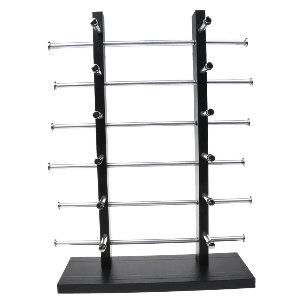 Display Madeira Preto Óculos de Sol Eye Glass Rack Display Stand Suporte de Armazenamento 3/4/5/6 Camadas