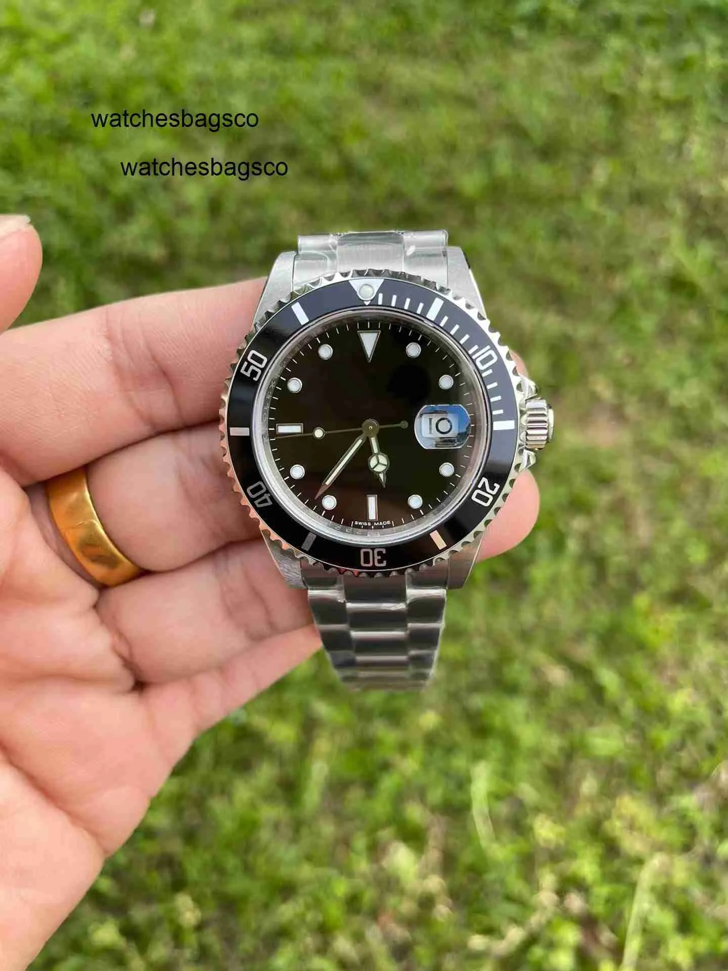 DHgate.com:Mens Dive Watch: 40mm Black Stainless Steel DHgate.com:Mens Dive Watch: 40mm Black Stainless Steel