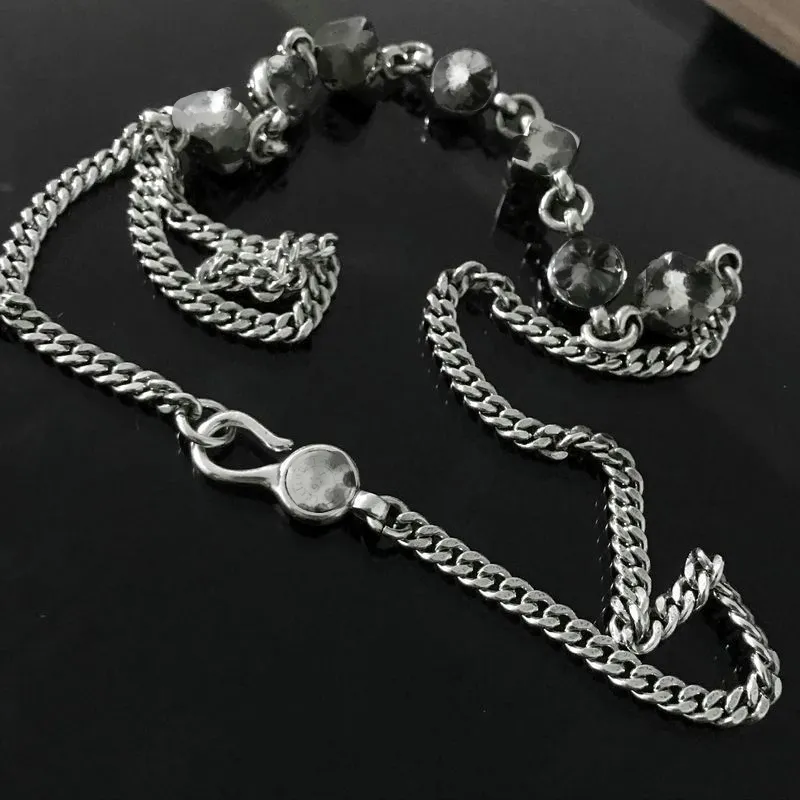 Unisex designer hänge halsband tärningar korsar hänge halsband retro personlighet plankton stilig punk hiphop halsband