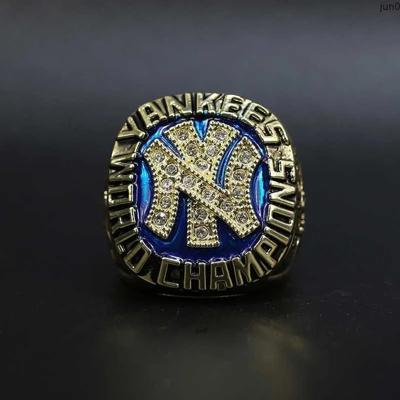 Anelli a fascia Anello dell'Alleanza di baseball dell'anello del campione di New York Yangji Mlb del 1977 Y7n9