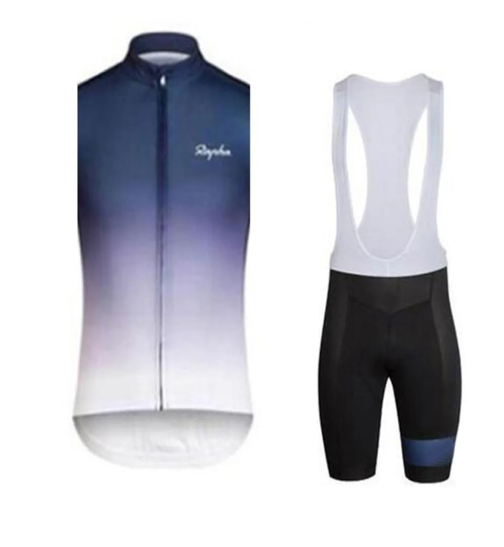 夏サイクリングジャージー2020メンズリーブレス通気性MTBスポーツウェアバイク服ビブショーツ3DジェルパッドMaillot Ropa ciclism6170707