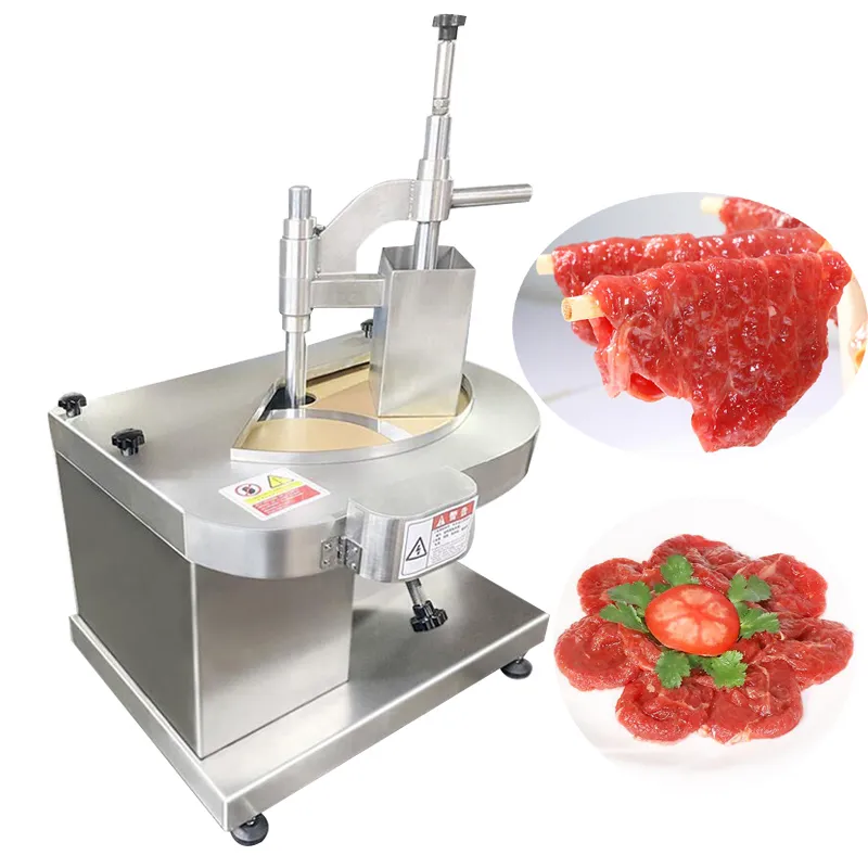 Automatische Schneidemaschine für frisches Rindfleisch/Flocken-Schweinefleisch-Hammelfleisch-Schneidemaschine/Maschine zur Herstellung von Hähnchenbrustscheiben