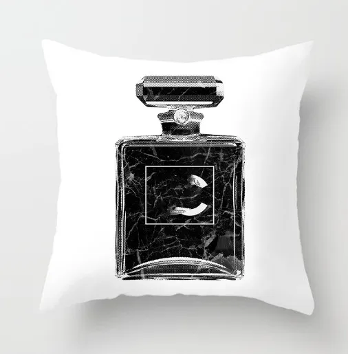 Classic Modern Simple Black and White Pillowcase Home Sofa Pillow Cushion Cover