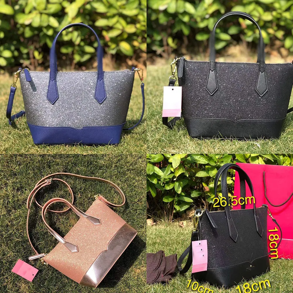 Projektant Luksusowa torebka dla kobiet iskrząc Ks brokatowa torba na torby wysokiej jakości torby na ramię przyczynowe panie małe rączki Dhgate darmowa wysyłka