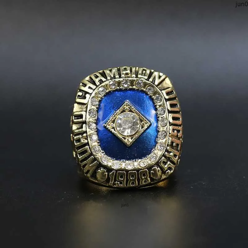 Bagues de bande Mlb 1988 Los Angeles Dodge Championship Ring Version client Bijoux populaires Nlkc