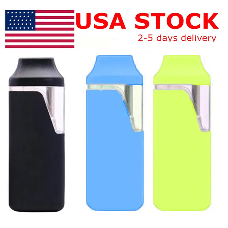 USA STOCK 1ml Disposable Vape Pen E Cigarette Pods Box Shaped Pens