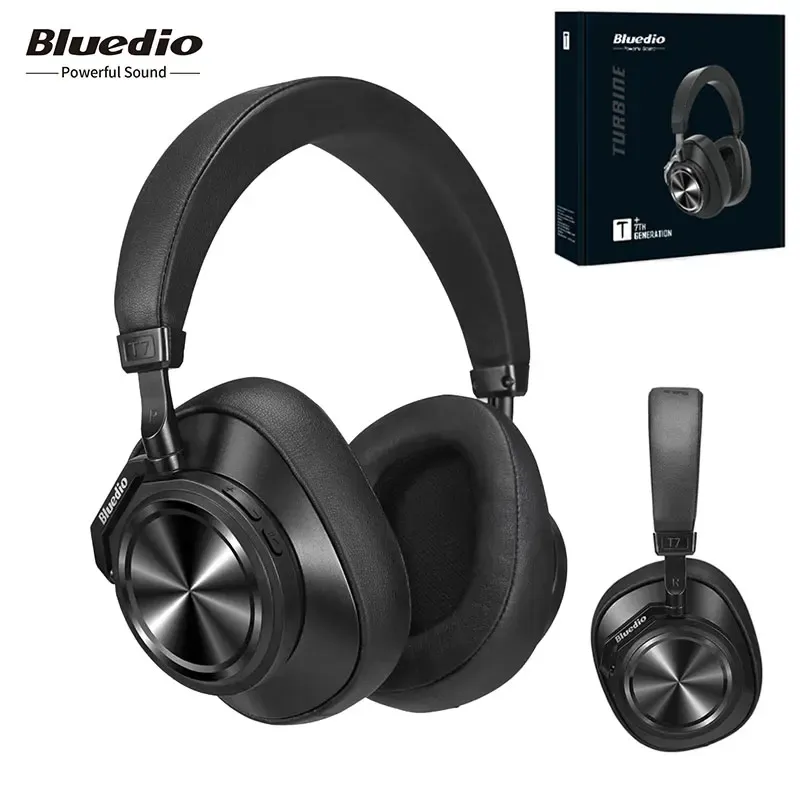 Tops Bludio T7 Plus casque Bluetooth sans fil Chef de casque Bluetooth Bluetooth Bluetooth Casque portable pour les téléphones portables