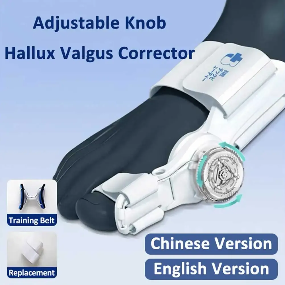 Processors Original Bunion Splint Big Toe Straightener Corrector Hallux Valgus Adjustable Knob Correction Orthopedic Bone Thumb Adjuster