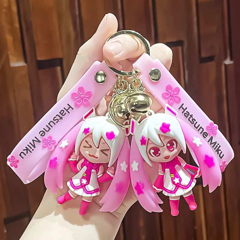 Söt anime nyckelchain nyckelring Keyring American Girl Doll Par Student Personlig kreativ valentinsdag present DHL