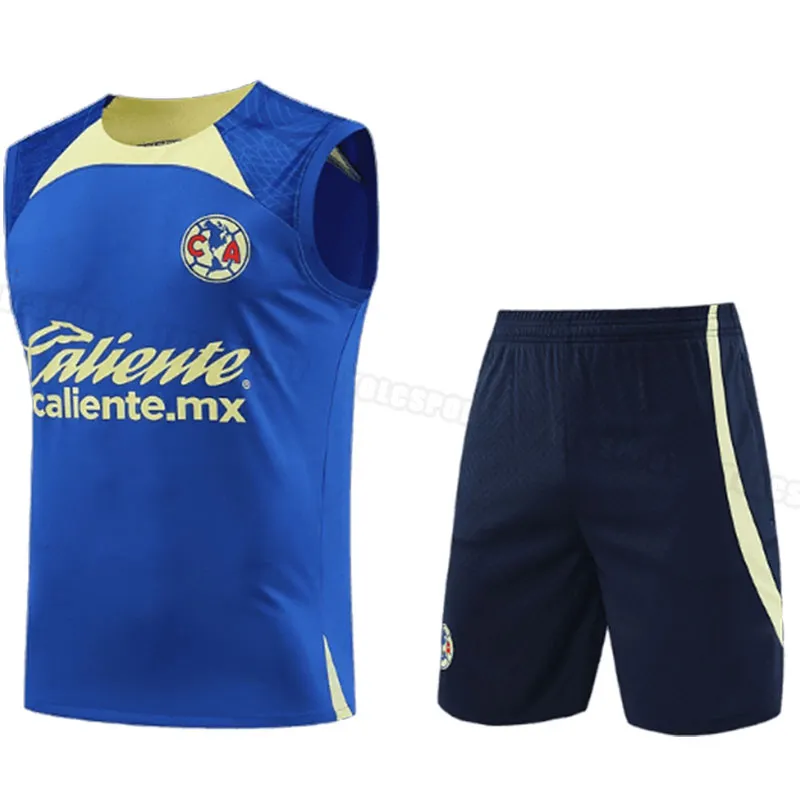 Ameri JERSEY TRACKSUIT VEST ¥18,150 2024 Club America Soccer Tracksuit Vest Sets, Official Mens