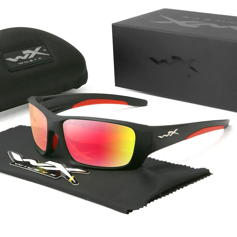 Lunettes Wiley WX Sun lunettes de soleil pour sports de plein air lunettes de course d'alpinisme lunettes d'équitation en plein air unisexe lunettes tactiques