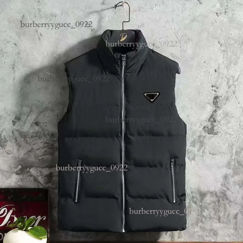 Designer Prda Hommes Down Coton Femmes Gilet d'hiver Light Hommes Chaud Casual Sweat à capuche Assorti Veste Plus Taille Gilets