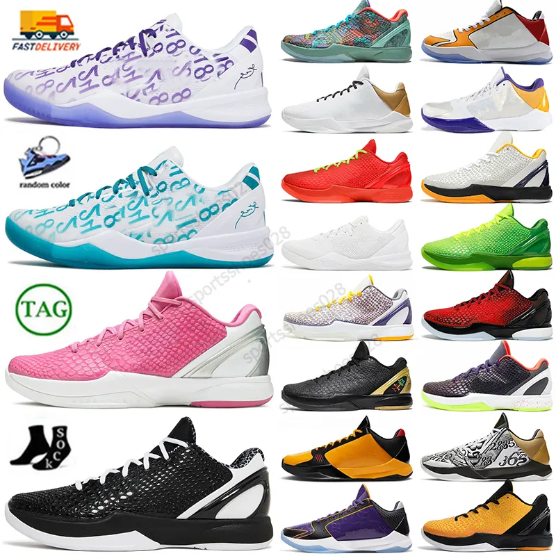 Klassieke Mamba Protro 6 Protros 8 Basketbalschoenen Heren Dames Ginch Reverse Grinches Rood Geen Lb20 Eybl Court Purple Radiant Emerald White Del Sol Trainers Sneakers