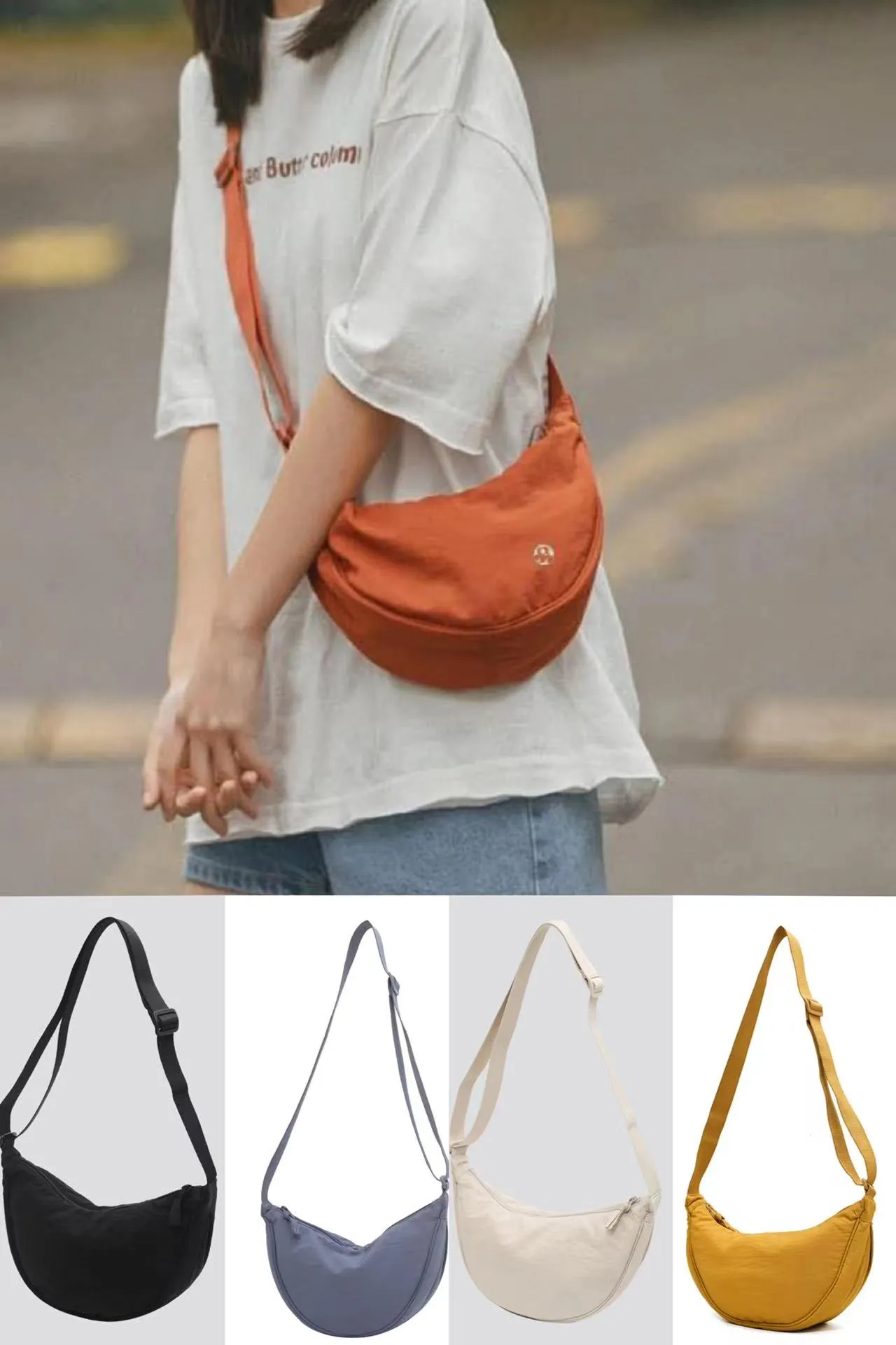 Lu Mini shoulder bag crossbody Outdoor Bags Ladies Fitness Gym Fanny Pack Bag New Lightweight