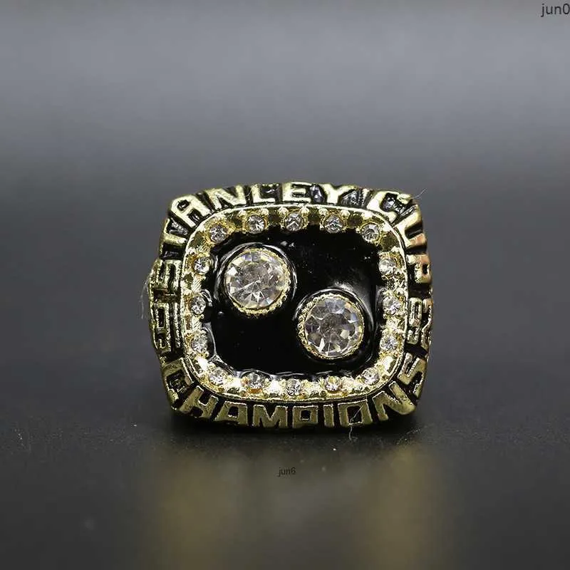 Anelli a fascia Nhl 1992 Pittsburgh Penguin Championship Ring S1e4