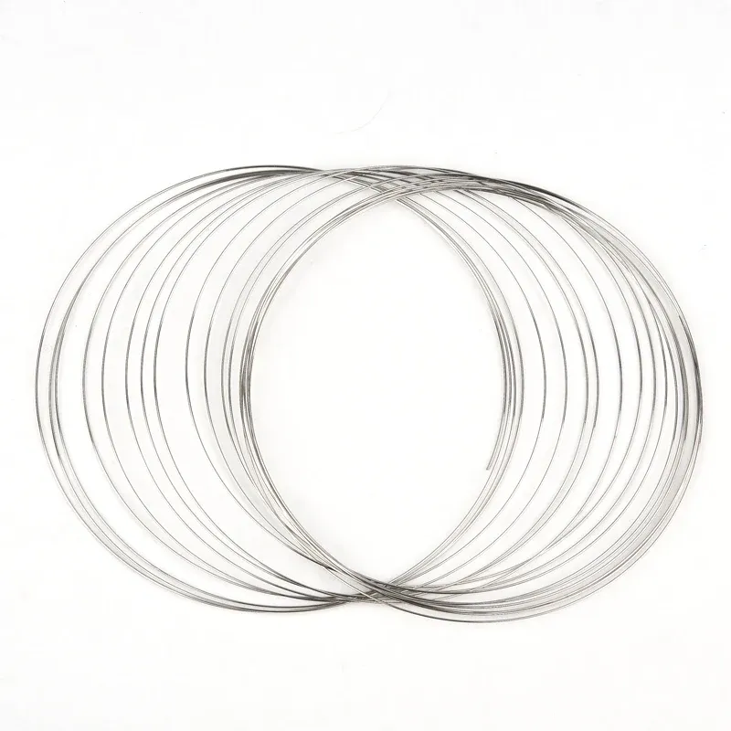 Bangles Doreenbeads Firados à mão 100 Loops Memory Beading Wire para colar de 140 mm de colar de jóias DIY fazendo achados acessórios