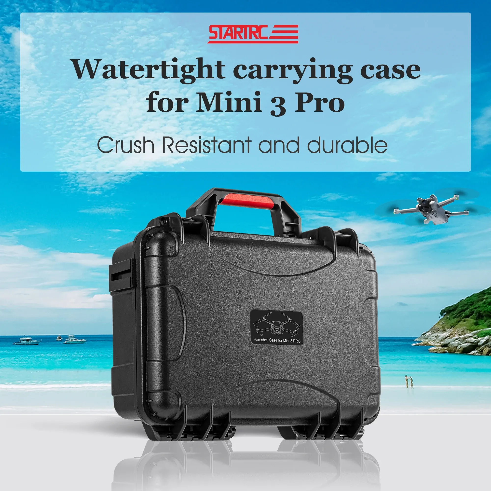 DJI Mini 3 Pro Storage Box Suitcaseドローン防水ボックスのバッグRCと互換性のある画面リモコンアクセサリと互換性