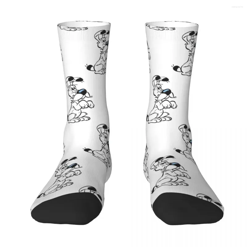 Calcetines para hombre Asterix y Obelix Dogmatix Ideafix Dog Harajuku Medias absorbentes del sudor Accesorios para todas las estaciones para unisex