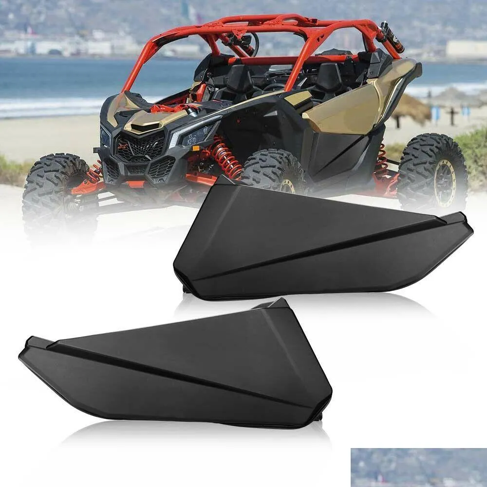 Peças de atv Kemimoto Driver Passageiro Painéis de porta inferior Kit de inserção para Can Am Maverick X3 Black - Drop Delivery Mobiles Motocicletas Sco Dhhbl