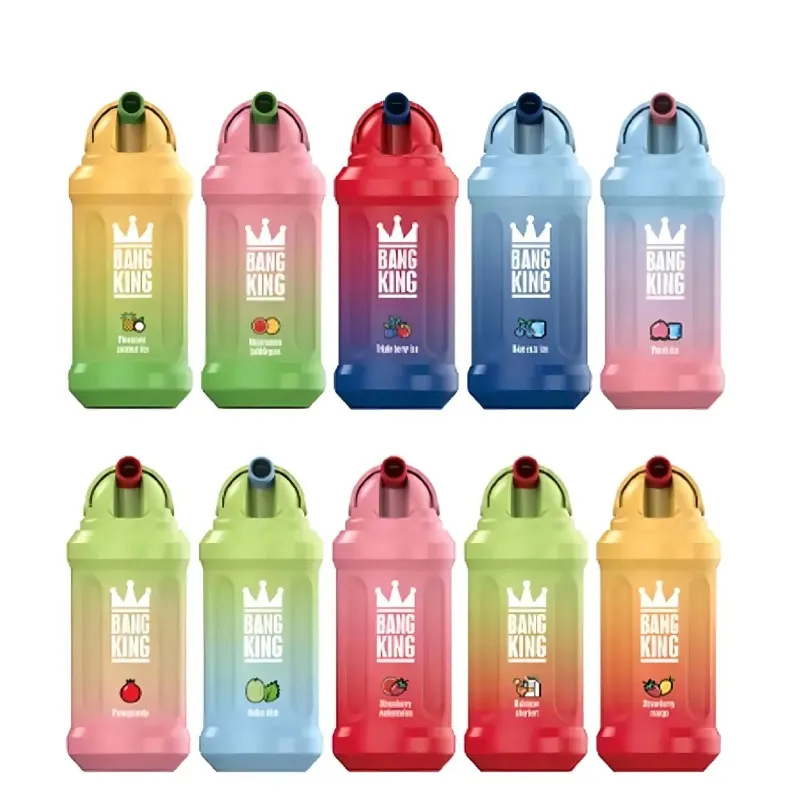 Original Bang King 12000 Puff E Cigarette Type-C 650mAH Rechargeable Battery 23ml pre-filled Pod 0%2%3%5% level Puffs 12k 20 Flavors VS bang box 9000 12000 15000 18000