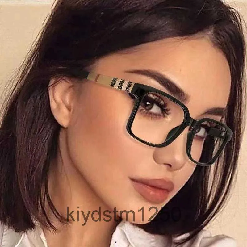 Sunglasses Retro Square Optical Eyeglasses Frames Brand Designer Women Fashion Anti Blue Light Pochromic Reading Glasses Degree 0 to 6 5NIQ