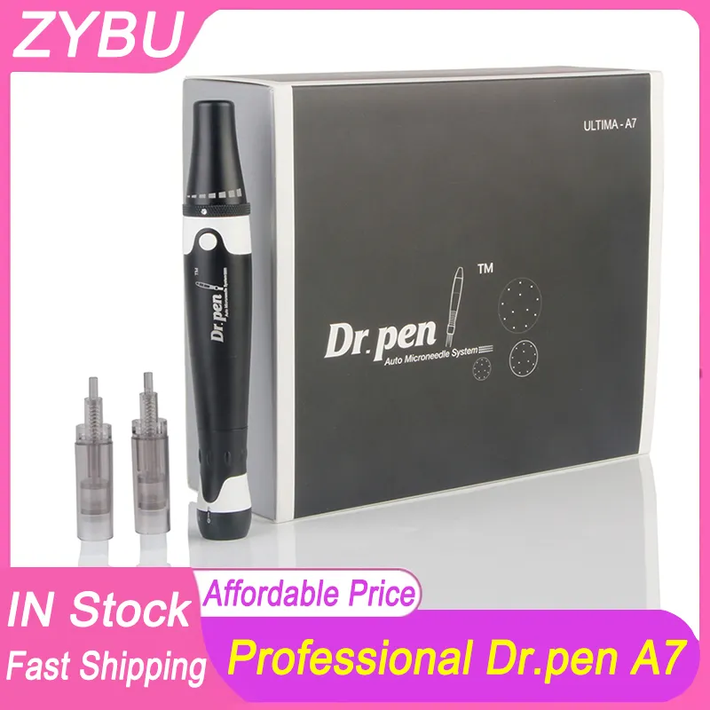 Dr.Pen Ultima A7 Professional Electric Auto Microneedle Dermapen MTS Derma Pen Sistema de terapia de micro agulhas Meso Beauty Machine Dr Microneedling Rolling Tool