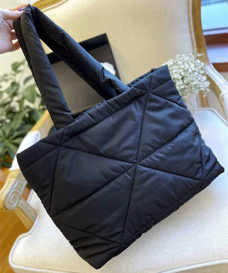 Mulher sacos de compras de algodão bolsa de luxo designer sacola moda senhora sacos de ombro tamanho médio casual totes bolsa superior