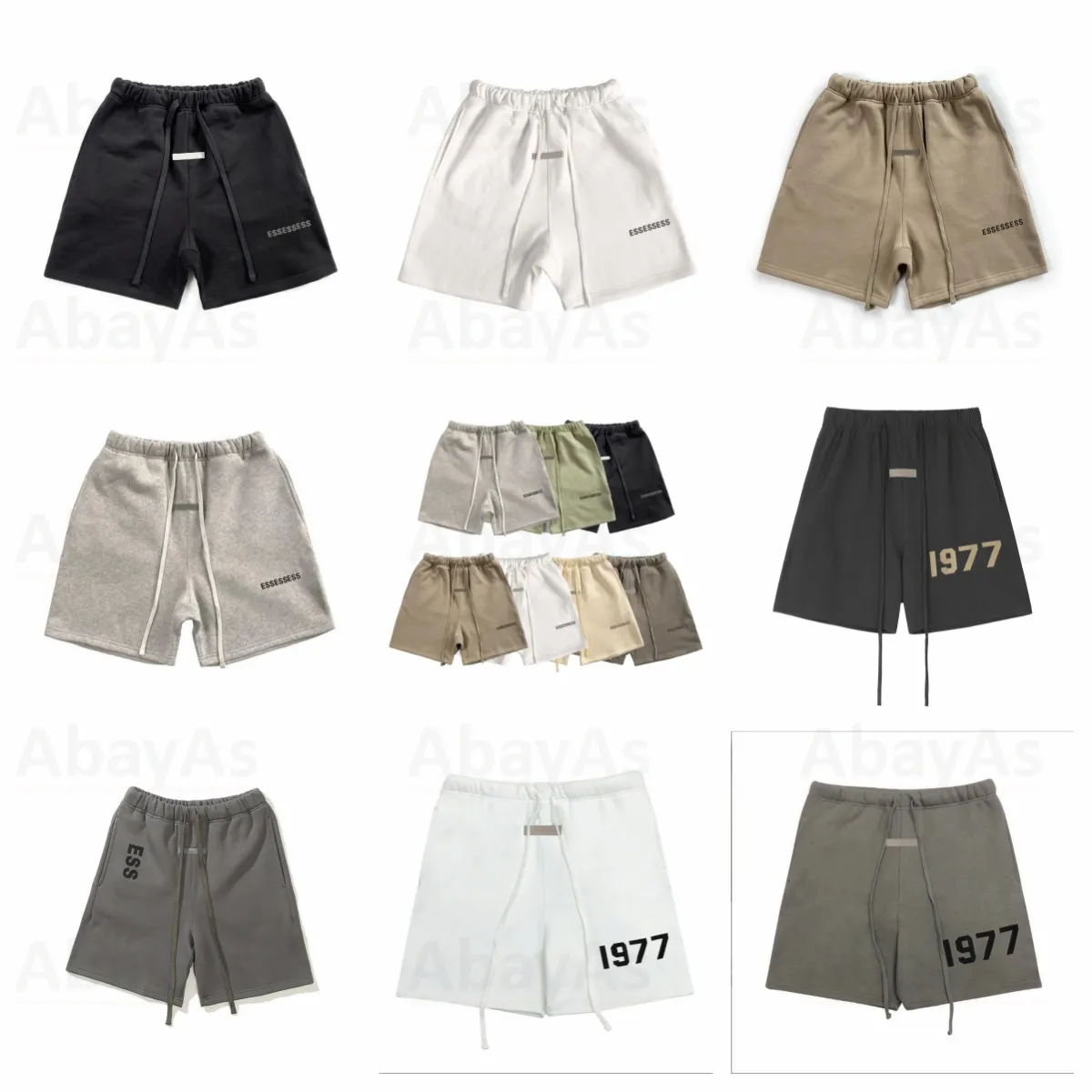 2024 Nouveaux hommes Shorts pour hommes courts hommes shorts de créateurs coton décontracté lettre lâche longueur au genou ee court homme vêtements d'été mode pantalon à cordon décontracté 20ss