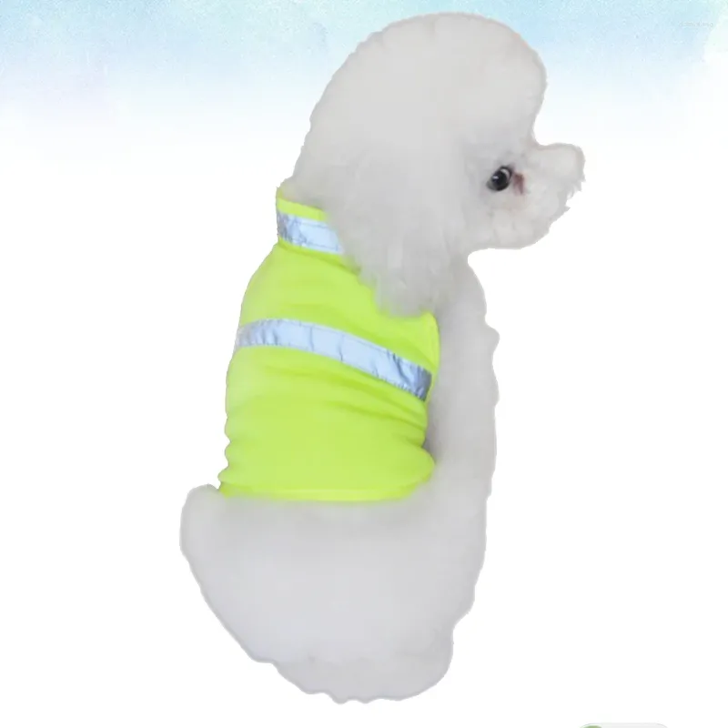 Hundhalsar Tankstoppar Justerbar säkerhet Vest Pet Reflective Clothing Security Clothes Work