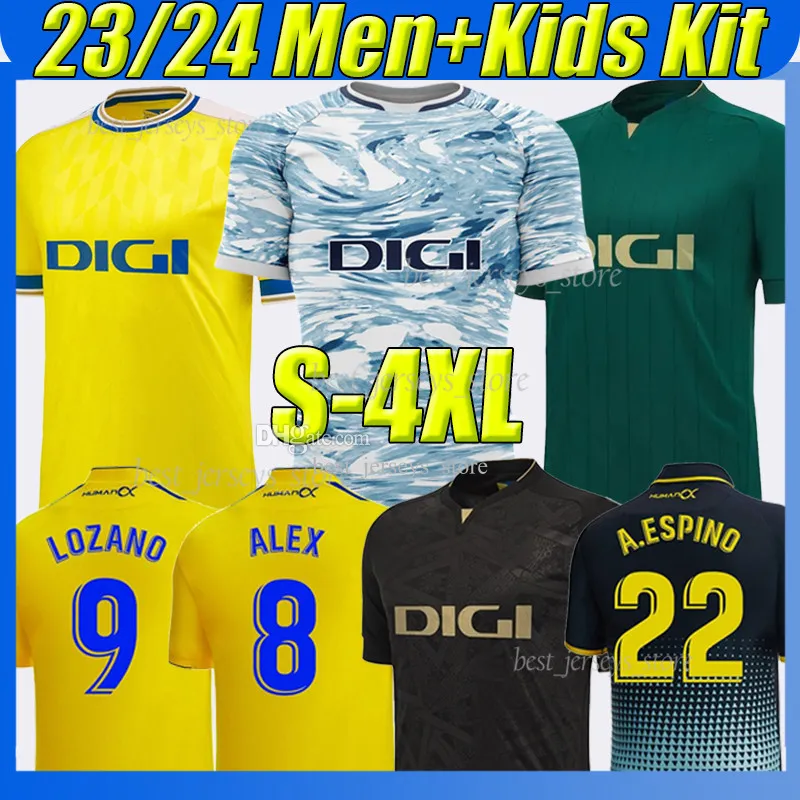 4XL 23/24 Cadiz Special Version Soccer Jerseys ALEX LOZANO LUCAS MABIL FALI R. ALCARAZ ALARCON A. NEGREDO BLANCO camisetas de futbol 2023 men kids kit Football Shirt