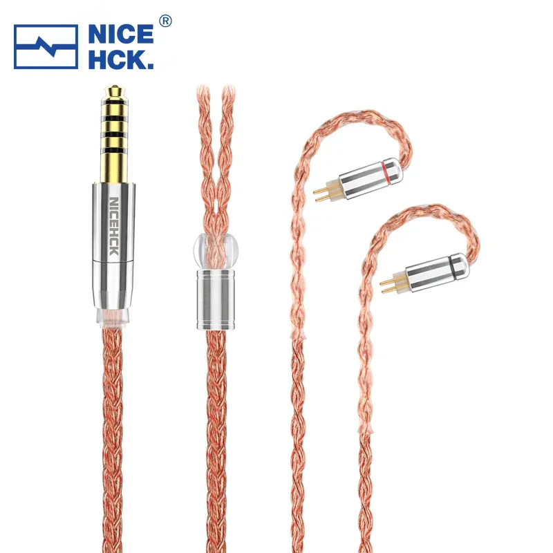 Accessoires Nicehck Orangeir Cable 8 COORS 6N OCC + Haute conductivité Copper Myd Mild Modiad Ipggraque 3,5 / 2,5 / 4,4 mm MMCX / 0,78 mm 2pin Solaris Yume