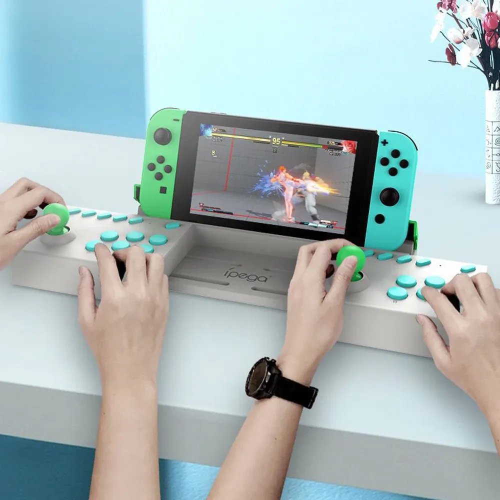 ألعاب ألعاب Nintendo Switch Arcade Molestick USB Fight Stick Controller لـ Nintendo Switch Lite Retro Console Player GamePad