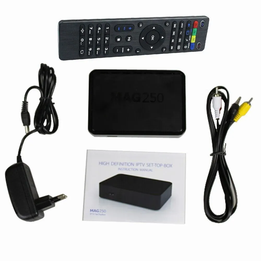 New MAG250W1 MAG 250 Linux Box Media Player Same as Mag322 MAG420 System streaming PK Android TV Boxes