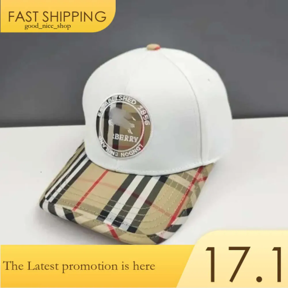 Mode Nieuwe Designer Hoed Klassieke Plaid Baseball Cap voor Mannen Vrouwen High End Luxe Cap Retro Plaid Letter Zonnehoed Emmer Hoed 99