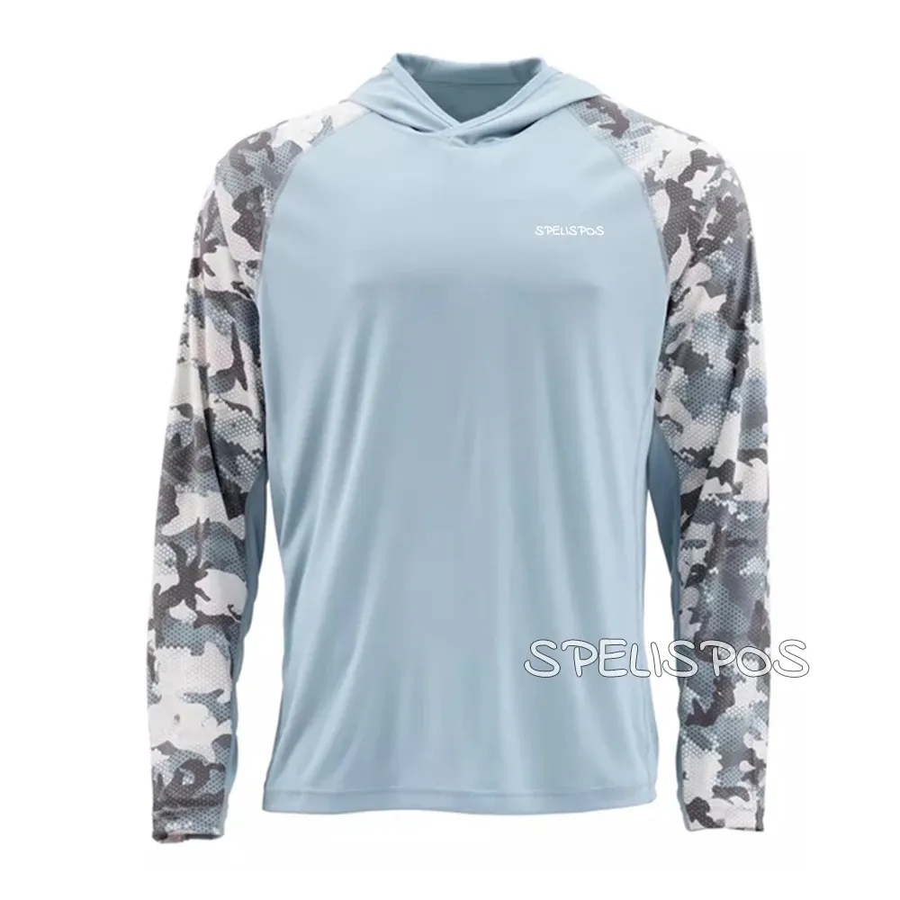 Vestuário camisas de pesca desempenho topos usar roupas de pesca vestido de manga longa camisa respirável proteção uv 50 roupa de pesca masculina