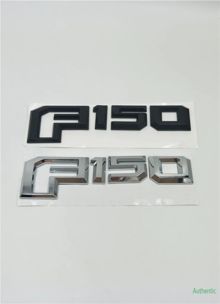 F150 F150 F-150リアゲートリッドエンブレムブラック /シルバーロゴバッジサインNAMEPLATE8432891