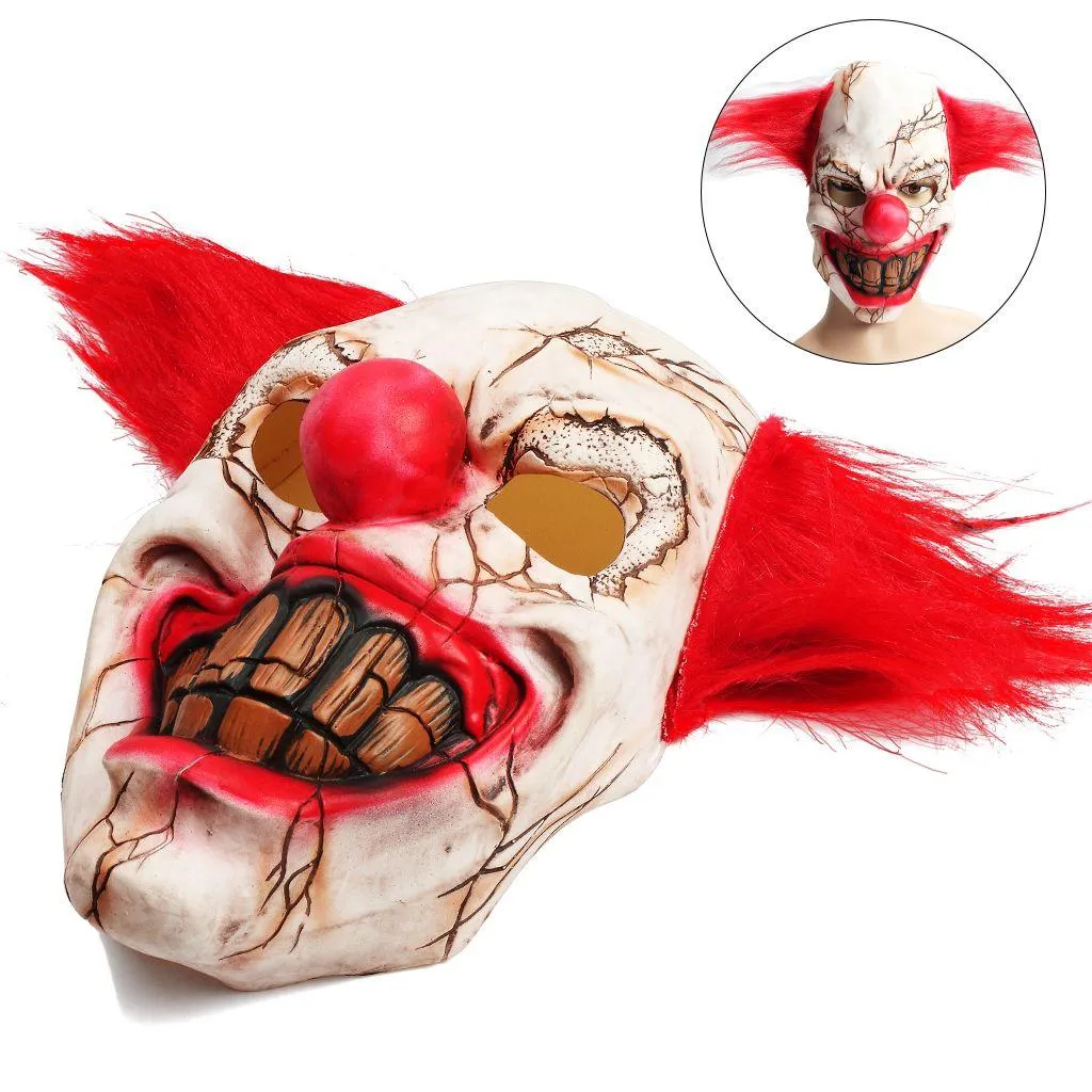 Party Maskers Halloween Latex Clown Masker Eng Rotte Gezicht Kostuum Partij Rekwisieten Maskers Cosplay Drop Delivery Huis Tuin Feestelijke Partij Sup Dhdiy