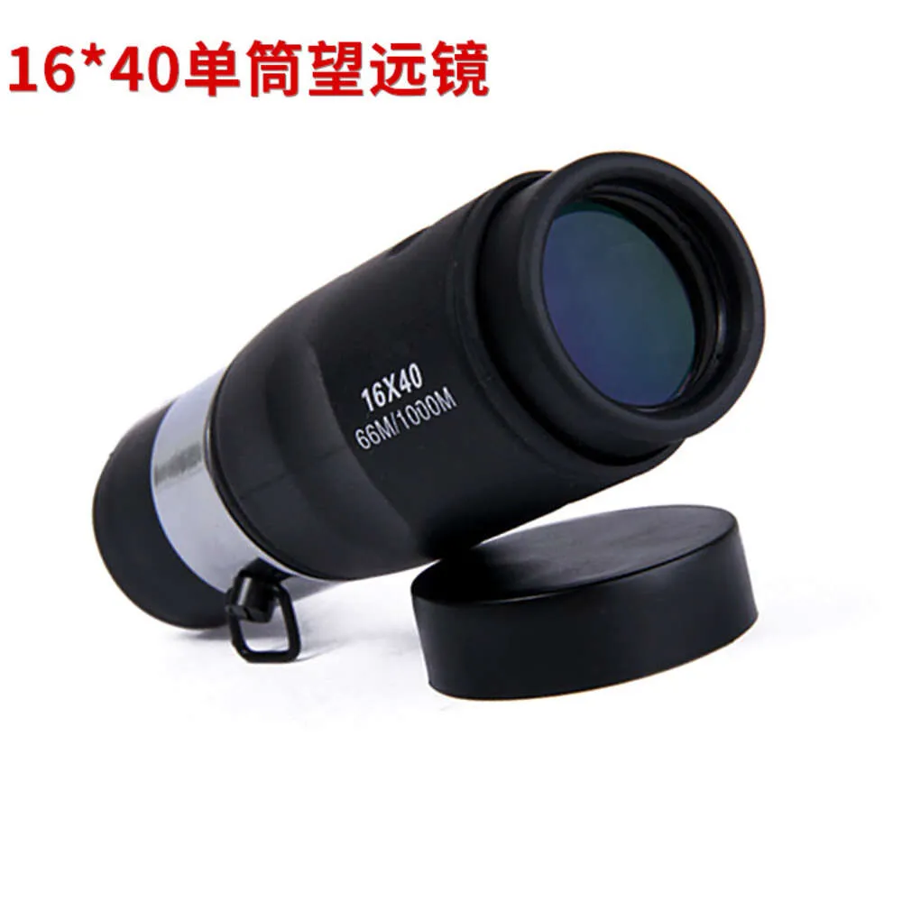 Soldier * Small 16 40 Pocket Optical Prism High-Definition Single Tube Pirate Telescope With Cloth Cover 4739