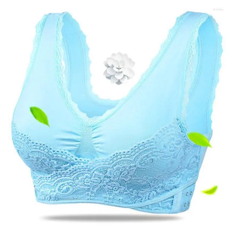 Camisoles & Tanks Pure Cotton Slim Underwear Solid Color Breathable Bra Seamless Sexy Lace Sling Top Women's Fitness Lingerie Feminina