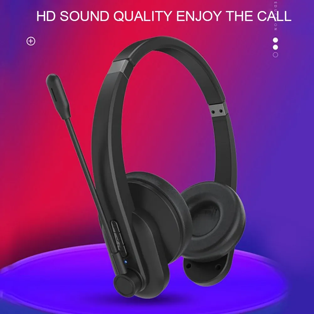 Kulaklık OY632 HIFI Stereo Kablosuz Telefon Kulaklığı BluetoothCompatible 5.0 Kulaklık W/MIC Çağrı Merkezi Ofis Bilgisayar Gürültüsü Sıkışma